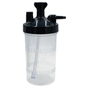 SALTER LABS Oxygen Bubble Humidifier Black Lid Bottle 7600 Safety Valve**NEW!